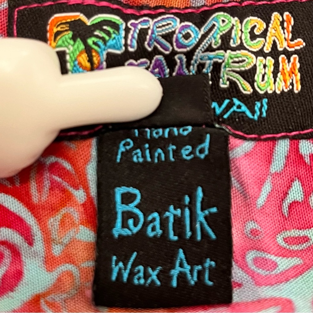 Tropical Tantrum Dress‎ Hawaii Bright Floral Patchwork Pockets Boho XS Mini - Picture 6 of 9